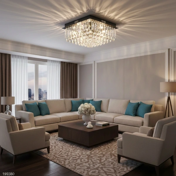 Crystal ceiling lamp