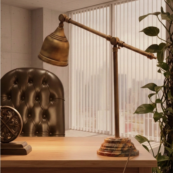 Brass Desk Lamp