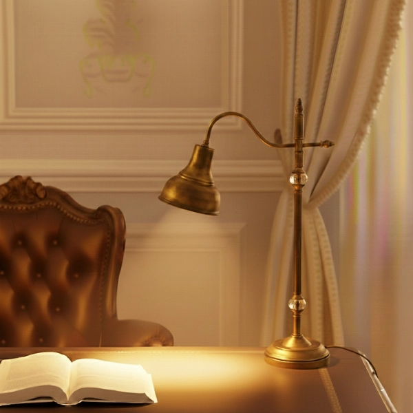 Brass Desk Lamp