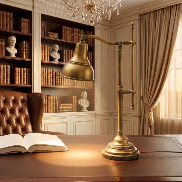 Brass Desk Lamp