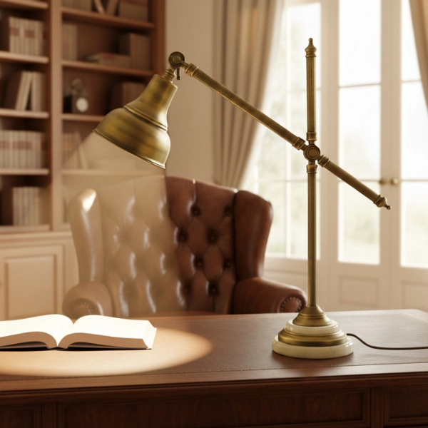 Brass Desk Lamp