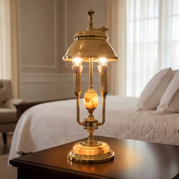 Brass Night Stand Lamp