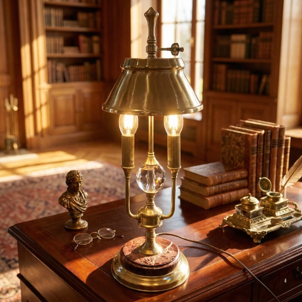 Brass Night Stand Lamp