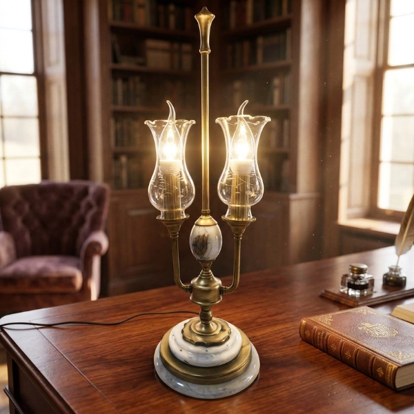 Brass Night Stand Lamp