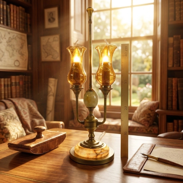 Brass Night Stand Lamp