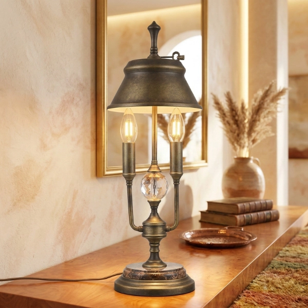 Brass Night Stand Lamp