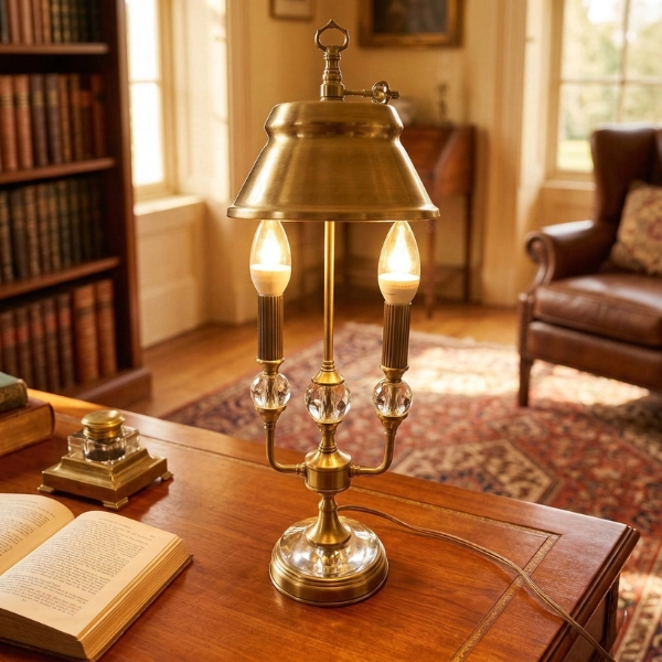 Brass Night Stand Lamp