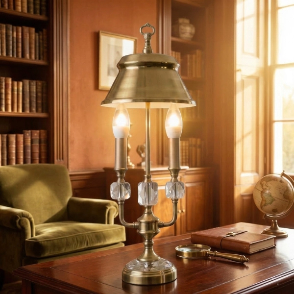 Brass Night Stand Lamp