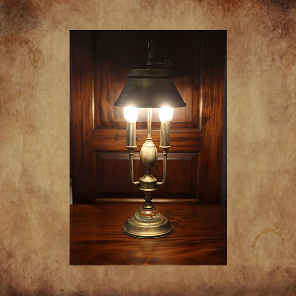 Brass Night Stand Lamp