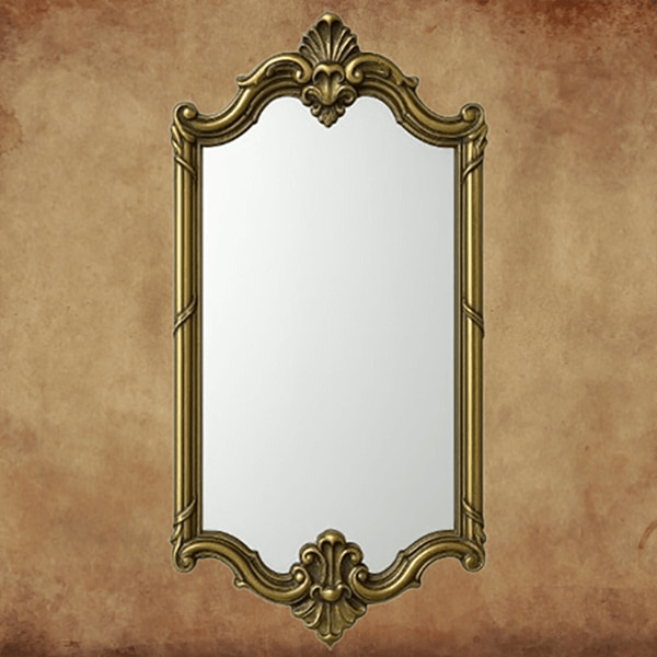 Brass mirror