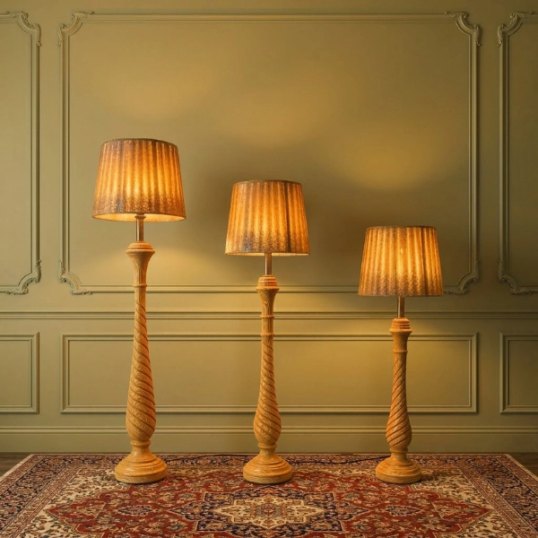 Wooden Floor Lamp